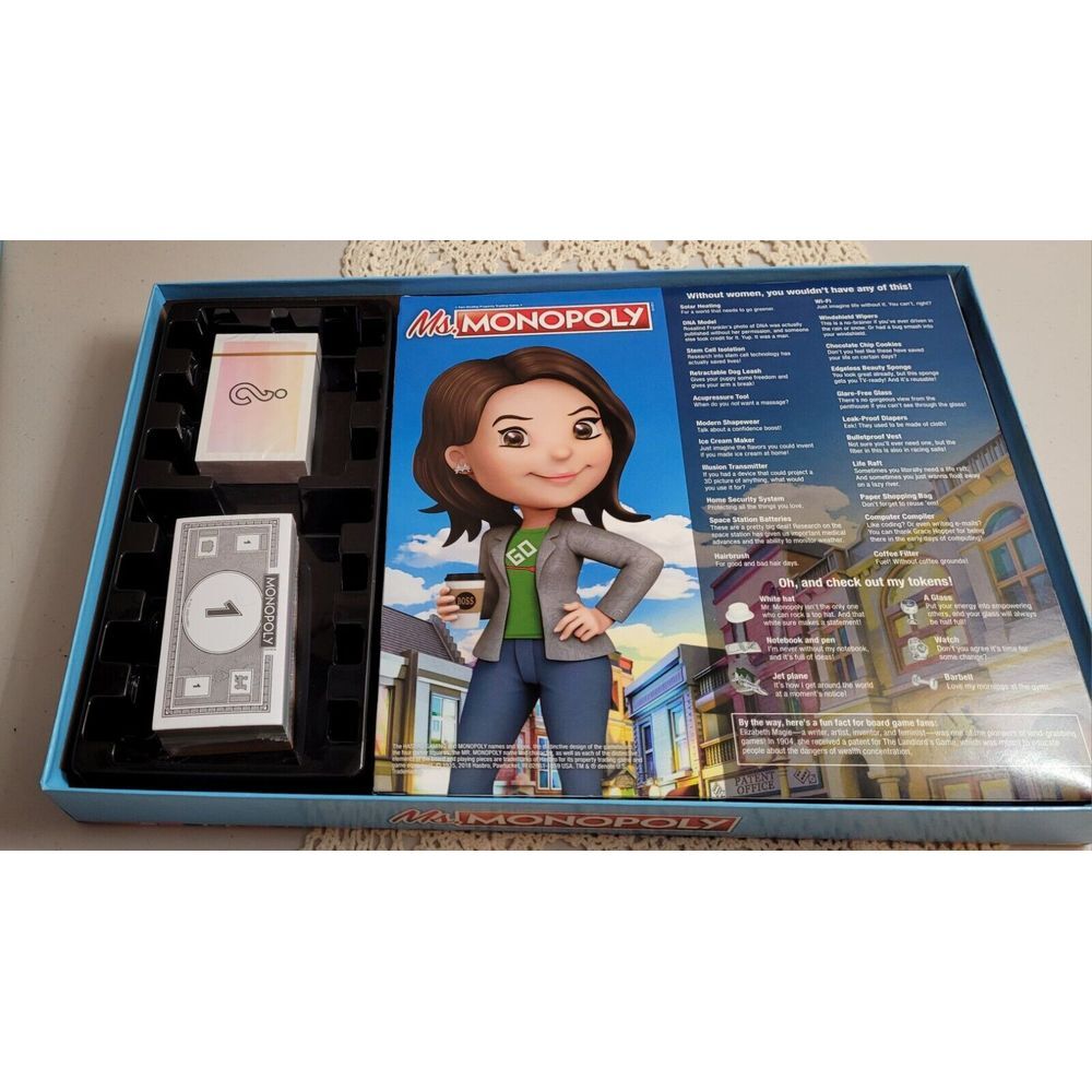 Hasbro NEW * Ms Monopoly * Board Game Ages 8+ Women Investors Property Trading - Picture 4 of 7